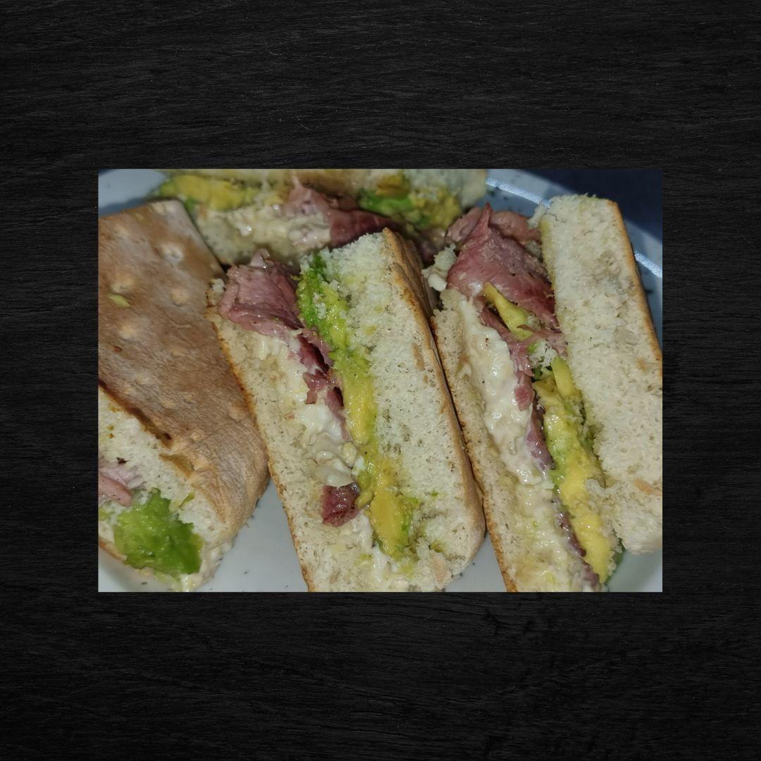 Bacon, Avo, and Cheese Tramezzini