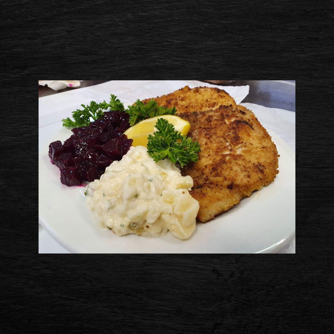 Chicken Schnitzel & Salads